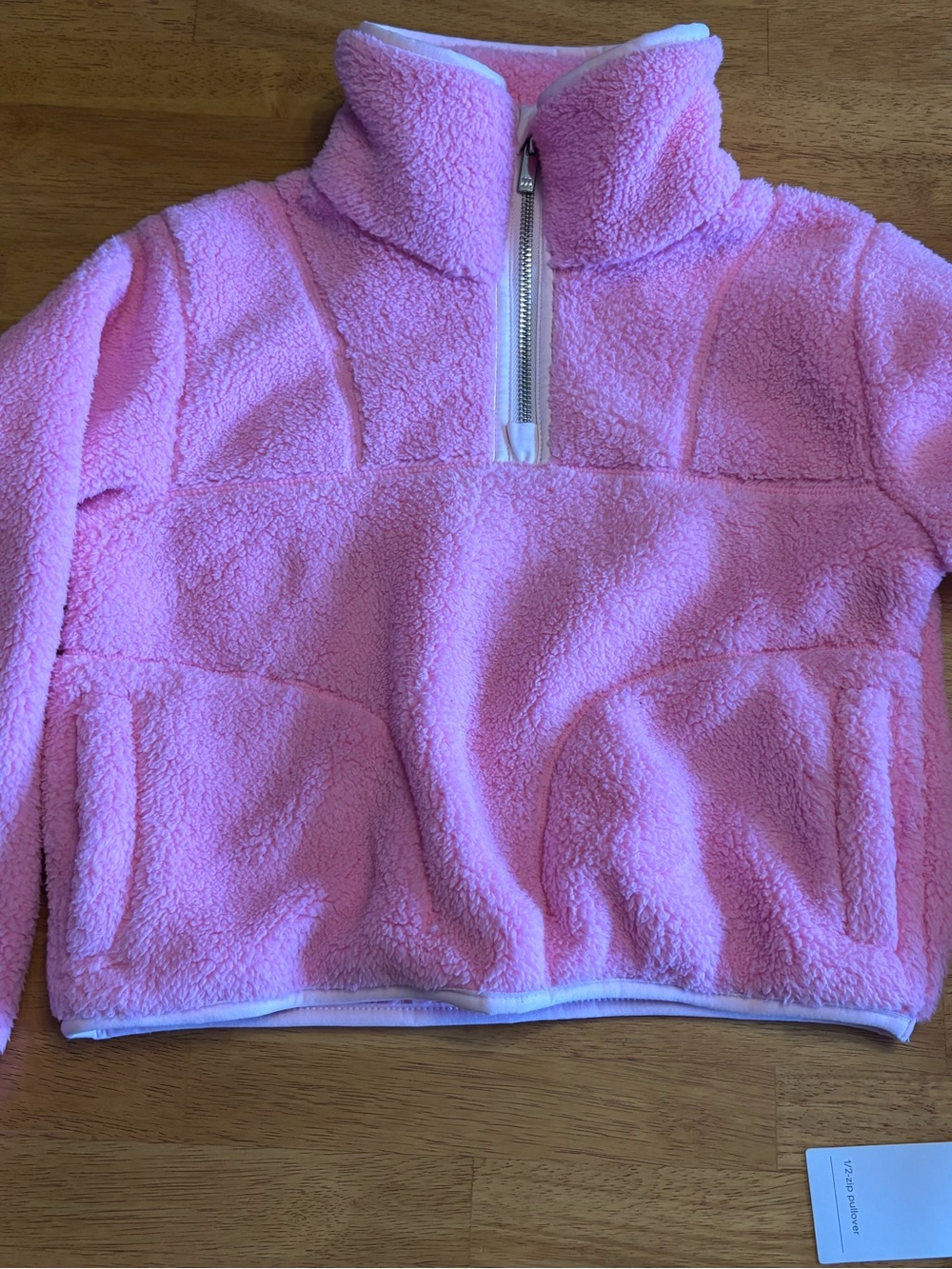 Sherpa Half Zip Pullover